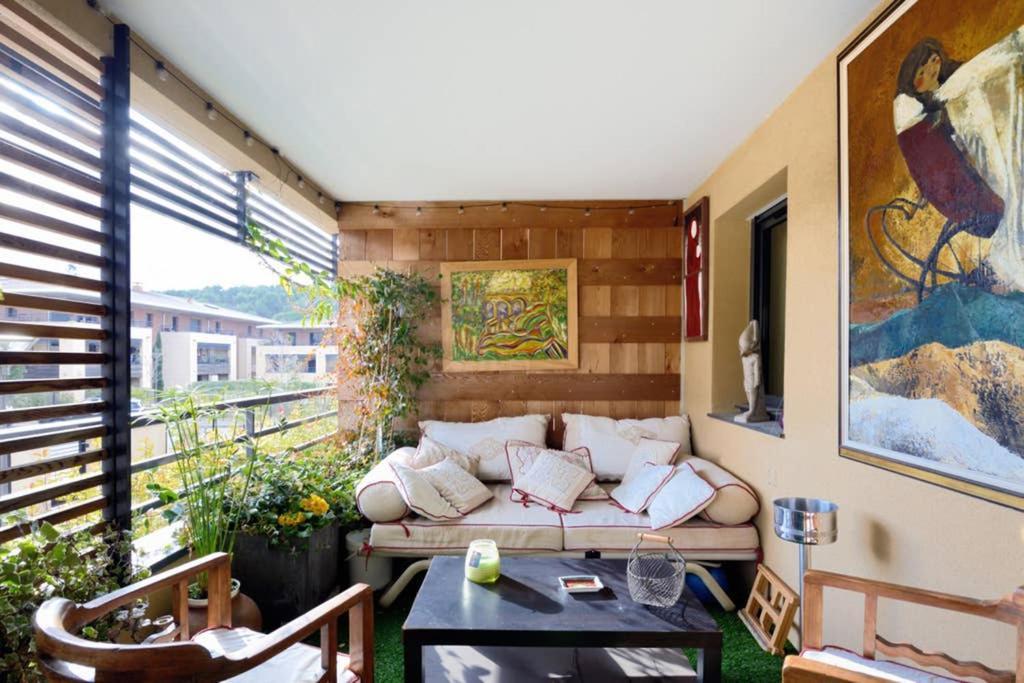 Le Precieux - Superbe Appart Confort Avec Grande Terrasse De 25M2 - Parking Prive Proche Centre Ville D'Aix En Provence - Hopital Hpp - Creps آيكس أومبروفينس المظهر الخارجي الصورة